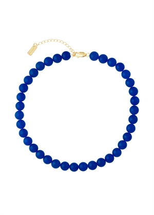 Candy Coral Midnight M necklace Dark Blue Gilded House Of Vincent 